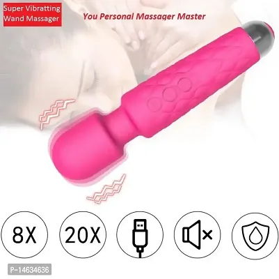 Powerful Massager with 20 Vibration Modes Whisper Handheld Cordless for Neck Shoulder Back Body Massage Sports Recovery  Muscle Aches-thumb0