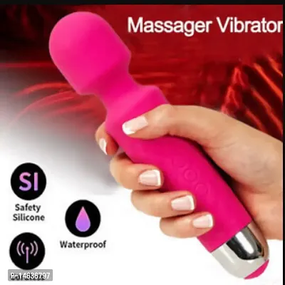 Cordless Personal Body Vibrator Massager Machine for Women  Men 20 Modes and 8 Speed of Vibration Modes  Water Resistant Massager tool Massager-thumb0