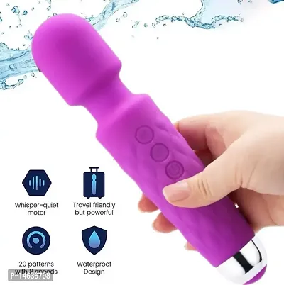 Rechargeable Personal Body Massager Machine with 28 Vibration Modes and Water Resistant-thumb0