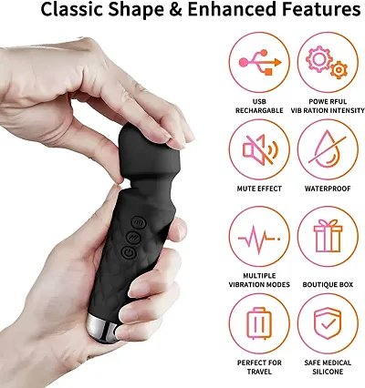 Personal Body Wand Massager Machine with 20 Vibration Modes 9 Speed Modes Waterproof