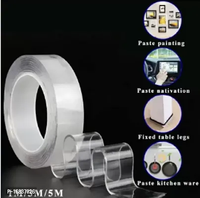 Clear 3m Double-Sided Tape Heavy Duty, Traceless, Removable