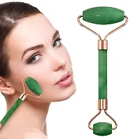 jade roller for face massager women with gua sha tool jade roller eyes Neck Foot,gausha stone wrinkle remover roller massager flawish stone brighten the skin-thumb2
