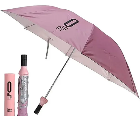 CONNECTWIDE? Fashionable Wine Bottle Shape Umbrella with features of a transformer, this 30 cm Umbrella bottle in a wine shape designed bottle can transform to 110 cm wide & 60cm Height which can cover up an adult perfectly. 1 (Pc).