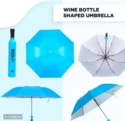 Bottle Umbrella With Wind Proof Double Layered Umbrella Multiolour Umbrella-thumb2