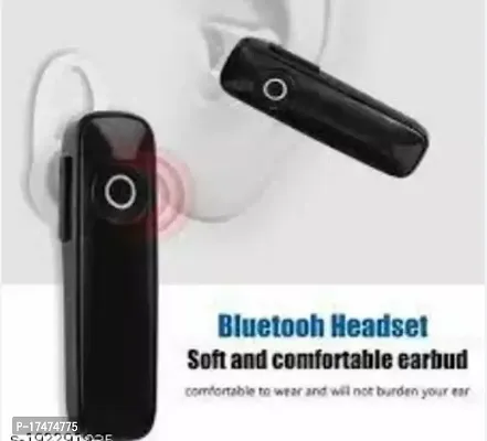 K1 Single Ear Wireless Bluetooth Earphone Headphone for Calling  Music-thumb2