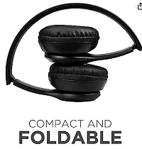 P47 Wireless Headphones with Stereo Memory Card Support Bluetooth Headset Bluetooth  Wired Headset  (Black, On the Ear-thumb2
