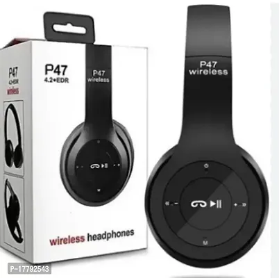 P47 Wireless Headphones with Stereo Memory Card Support Bluetooth Headset Bluetooth  Wired Headset-thumb2