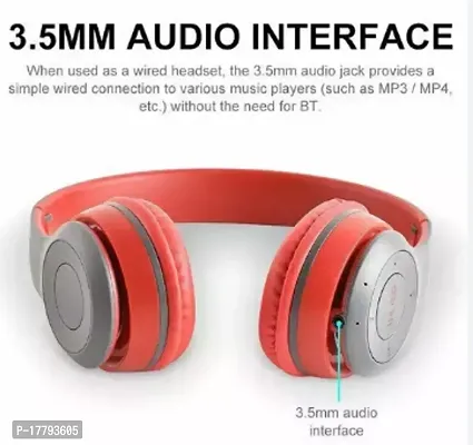 P47 Wireless Bluetooth Headphones 4.1+EDR with Volume Control Bluetooth Headset-thumb2