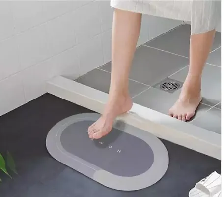 Floor Bathroom Mat Quick Drying Carpet Water Absorbent Non-Slip