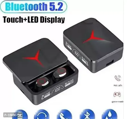 TWS M90 LED Charging Indicator Bluetooth Gaming Headset Upto 48 Hrs Playback K2 Bluetooth Headset  (Black, True Wireless)-thumb3