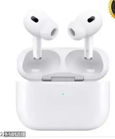 AIR-PRO Buds Wireless Earbuds Bass+4 H Playtime Bt.5.1 With Mic Bluetooth Headset  (White, True Wireless)-thumb0