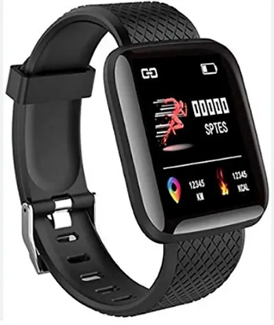 IDS116 SMART BRACELET WATCH IT SUPPORTS ONLY NOTIFICATION Smartwatch  (Black Strap, Standard)