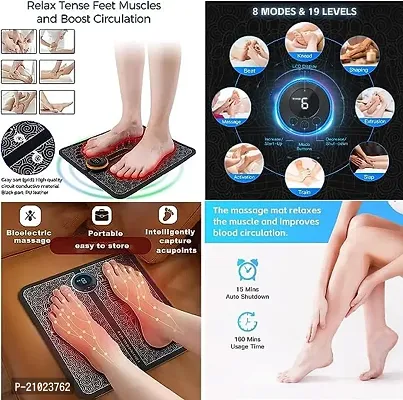 Foot Massager Pad Mat USB Rechargeable Body Circulation With USB Massager