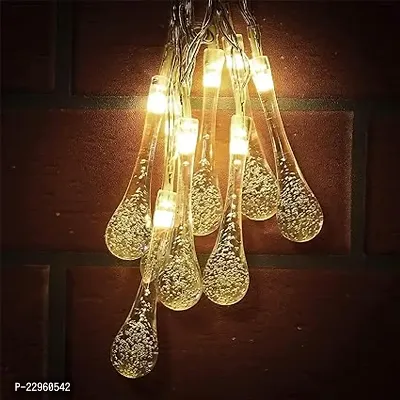 Drop String Ball Light 14 LED Outdoor String Lights Waterproof Crystal Water Drop Fairy Lights, Decoration Lighting for Diwali-thumb3