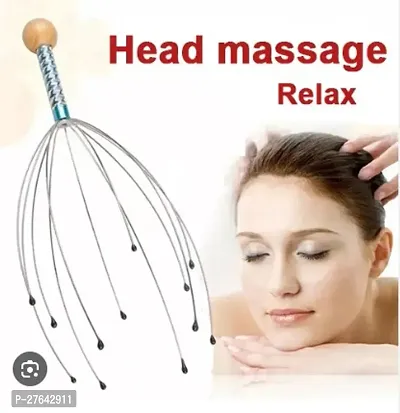 (1 Pcs) Head Scalp Massager for Hair Growth, Stress and Pain Reliever, Improved Blood- MULTICOLOR-thumb2