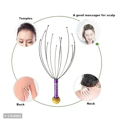 (1 Pcs) Head Scalp Massager for Hair Growth, Stress and Pain Reliever, Improved ----- MULTICOLOR-thumb0