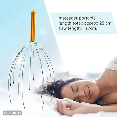 (1 Pcs) Head Scalp Massager for Hair Growth, Stress and Pain Reliever, Improved ----- MULTICOLOR-thumb3