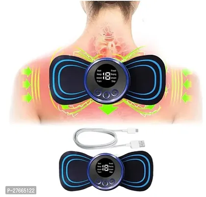 Mini EMS Butterfly TENS Massager For Shoulder, Neck, Arms, Legs, Neck, Men/Women Ab Exerciser  (Black)-thumb2