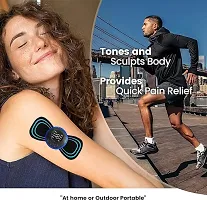 Body Massager Machine for Pain Relief Wireless Massager 8 Mode  19 Strength Level EMS Massager Mini Massager[ PACK  OF 1 ]-thumb2