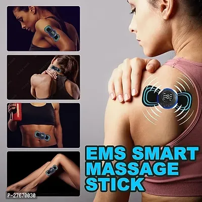 Mini EMS Butterfly TENS Massager For Shoulder, Neck, Arms, Legs, Neck, Men/Women [ PACK OF 1 ]-thumb0