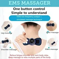 Mini EMS Butterfly TENS Massager For Shoulder, Neck, Arms, Legs, Neck, Men/Women [ PACK OF 1 ]-thumb1
