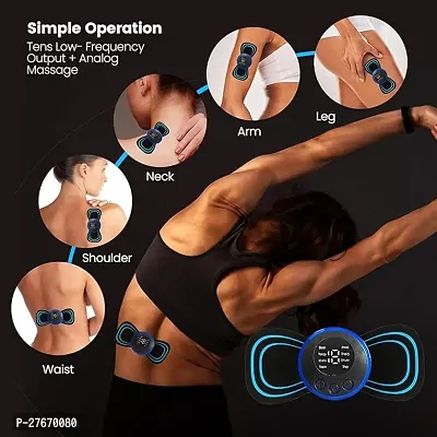 Mini EMS Butterfly TENS Massager For Shoulder, Neck, Arms, Legs, Neck, Men/Women [  PACK OF 1]