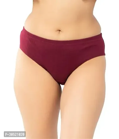 Comfortable Women's Cotton Plain Panty - Pack of 6 Multicolor-thumb2