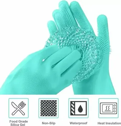 Kitchen Cleaning Rubber Gloves