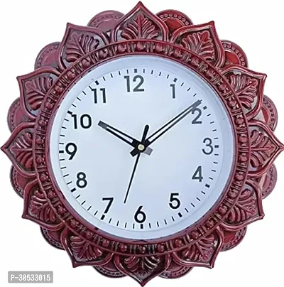 Shree Balaji Creations Stores Wall Clock Classic with Analog Round Clock for Home Decor Living Room, Bedroom, Office-thumb0