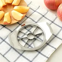 Stainless Steel Apple Slicer 8-Blade, Stainless Steel Apple Cutter, Ultra-Sharp Apple Cutter, Pitter, Wedger, Divider-thumb3
