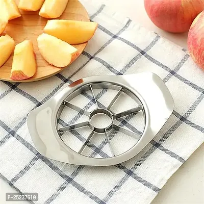 Stainless Steel Apple Slicer 8-Blade, Stainless Steel Apple Cutter, Ultra-Sharp Apple Cutter, Pitter, Wedger, Divider-thumb4