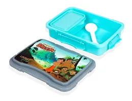 CARTOON KIDS LUNCH BOX chotta bheem 2 Containers Lunch Box,schol lunch box for kids-thumb3