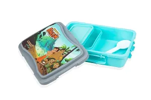 CARTOON KIDS LUNCH BOX chotta bheem 2 Containers Lunch Box,schol lunch box for kids-thumb2