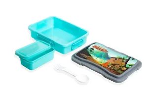 CARTOON KIDS LUNCH BOX chotta bheem 2 Containers Lunch Box,schol lunch box for kids-thumb4