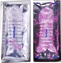 Dotted Luxury Extra Ribbed Long many time use Excitement Ultra Unique Condom For Men-thumb3