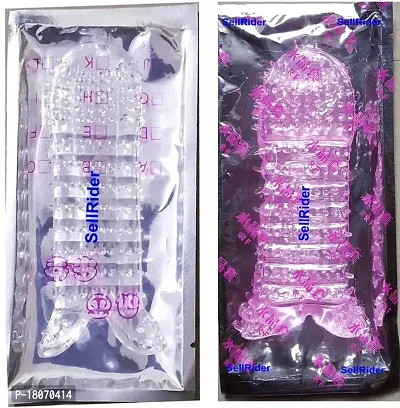 Dotted Luxury Extra Ribbed Long many time use Excitement Ultra Unique Condom For Men-thumb4