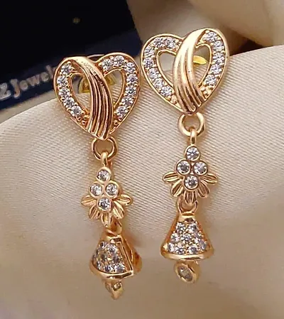 Stylish Brass Earrings For Women