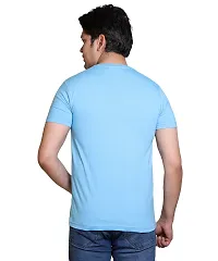 Trendy Cotton Blend Round Neck Tees for Men-thumb1