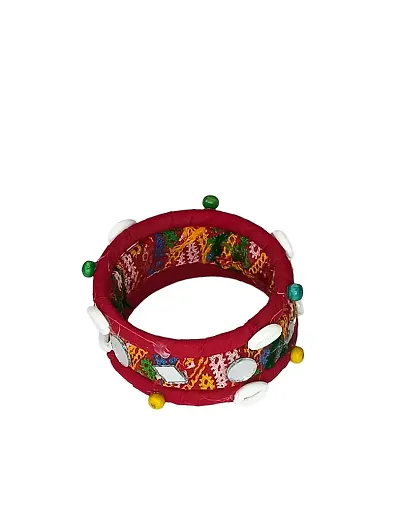 Soundarya Boutique Beautiful handmade navratri designer bangles set of 3