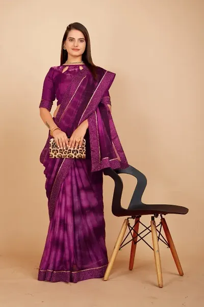 Classic Chiffon Saree with Blouse piece