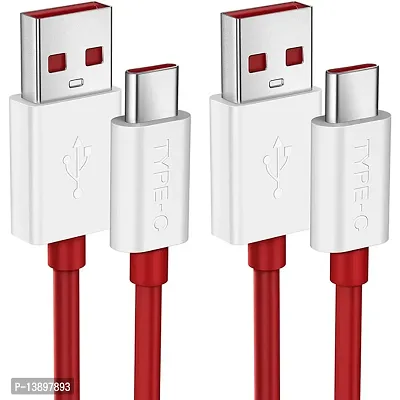 Stylish LongLife Type - C Charging USB Cables For Charging Mobile And Electronic Products Pack Of 2