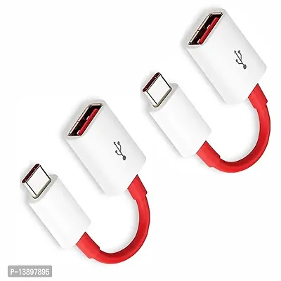 Stylish LongLife Type - C USB OTG Adaptor Pack Of 2-thumb0