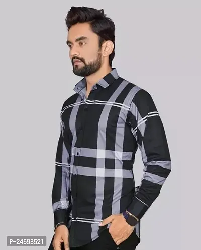 Reliable Lycra Casual Shirts For Men-thumb0