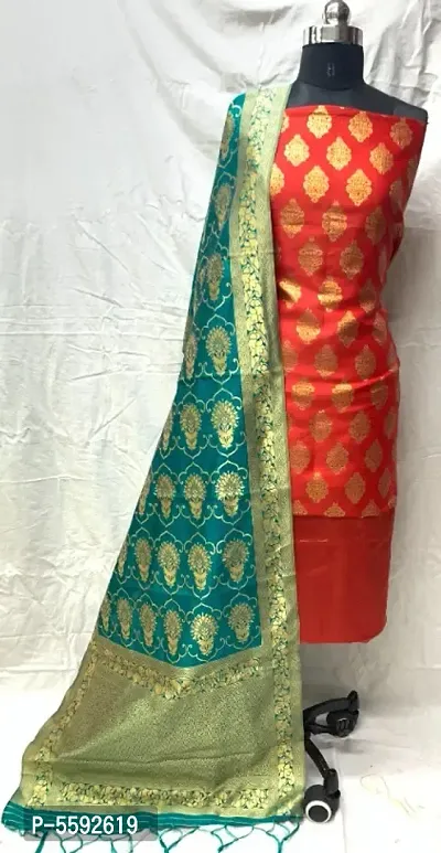 Exclusive Jacquard Dress Material with Dupatta