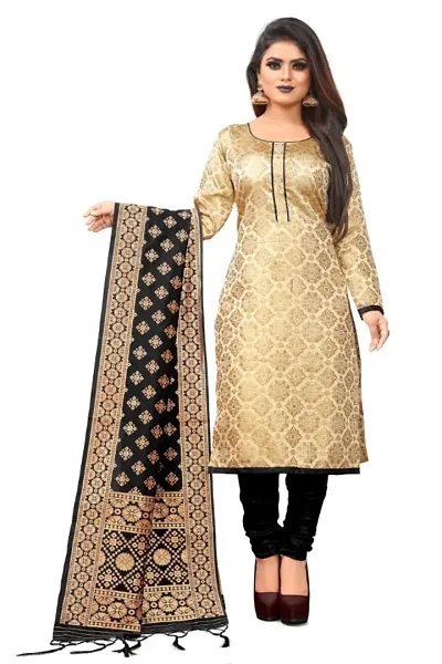 Jacquard Dress Material with Dupatta