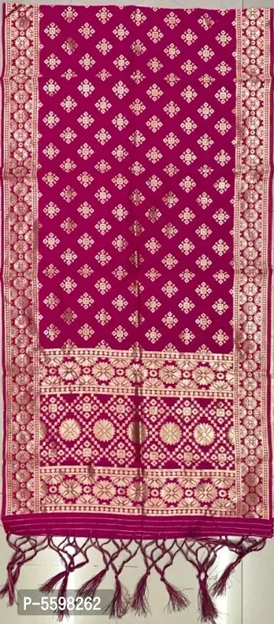 Festive Special Banarasi Silk Dupatta-thumb0