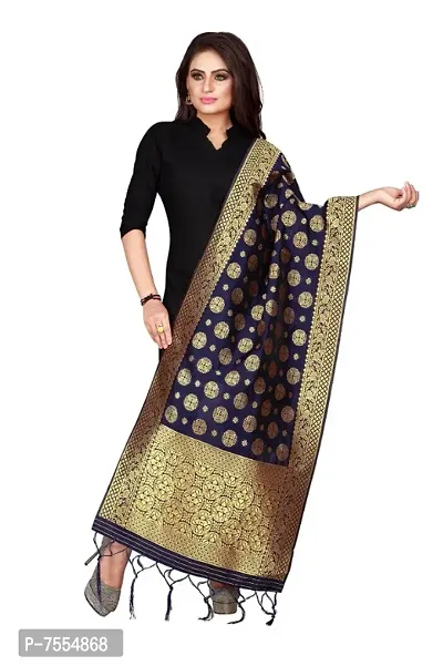 Fashionable Banarasi Silk Dupatta for Women-thumb0