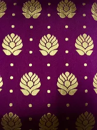 Fancy Jacquard Silk Unstitched Fabric For Women-2 Meters-thumb1