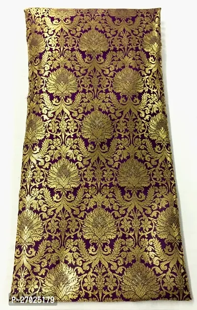 Fancy Jacquard Silk Unstitched Fabric For Women-2 Meters