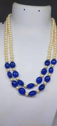 Trendy Multicoloured Alloy Layered Necklace